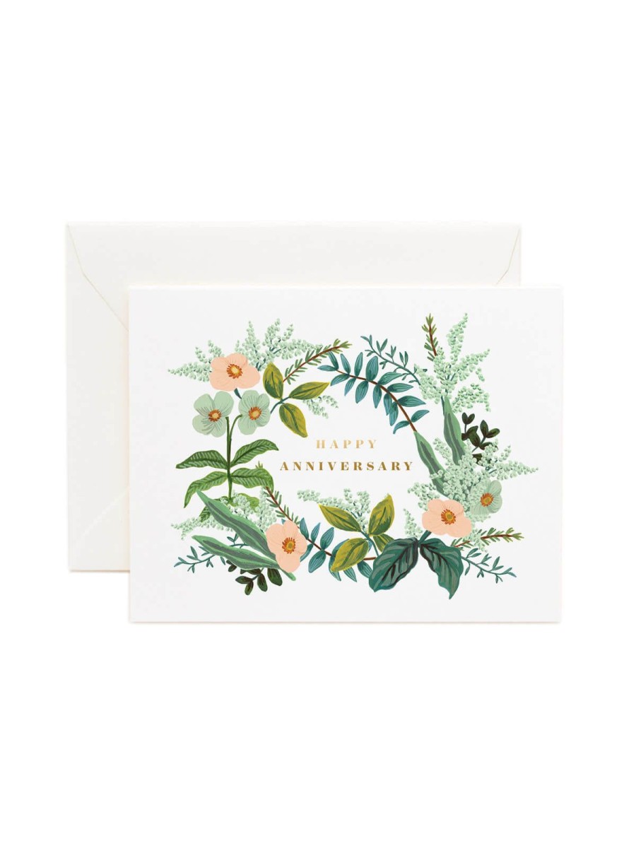 Cards Rifle Paper Co | Rifle Paper Co Anniversary Bouquet Card