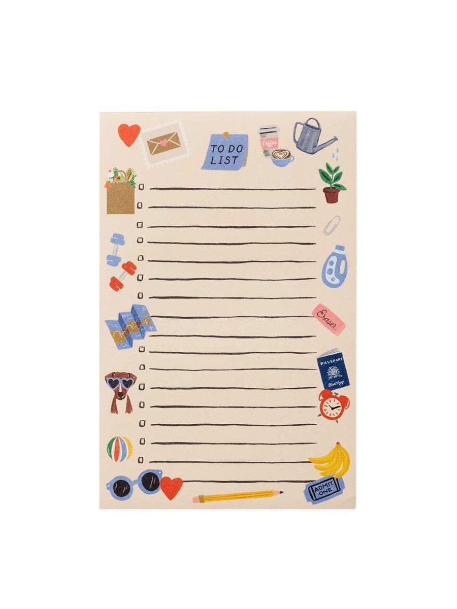 Cards Rifle Paper Co | Rifle Paper Co To Do Checklist Notepad