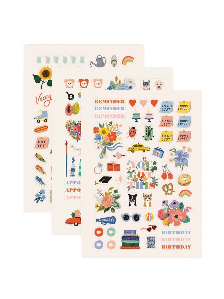 Notebooks And Notepads Rifle Paper Co | Rifle Paper Co New Planner Stickers