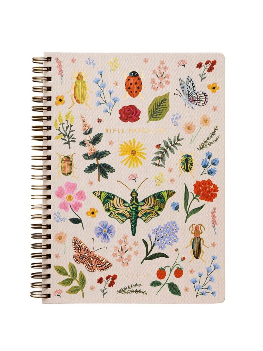 Notebooks And Notepads Rifle Paper Co | Rifle Paper Co Curio Spiral Notebook