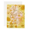 Cards Rifle Paper Co | Rifle Paper Co You Brighten My Life Card