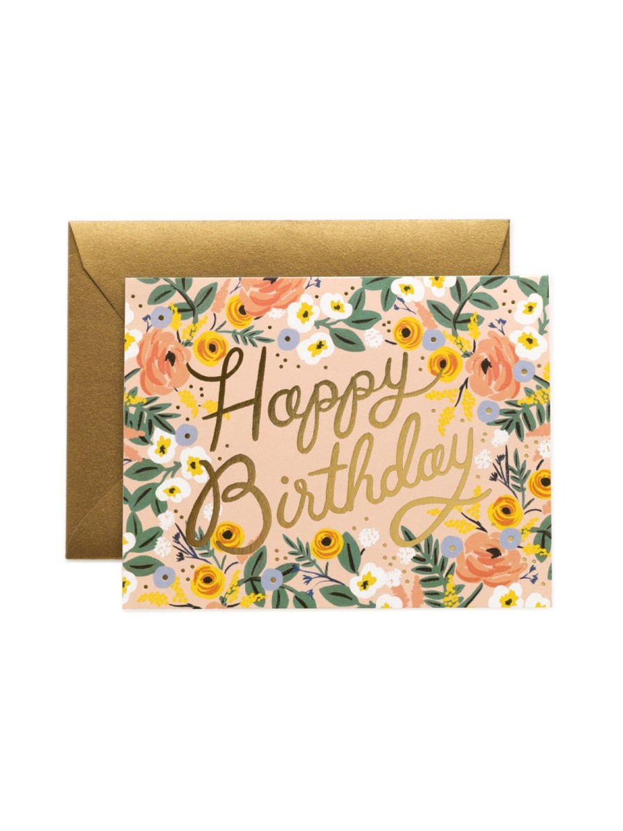 Cards Rifle Paper Co | Rifle Paper Co Rose Birthday Card