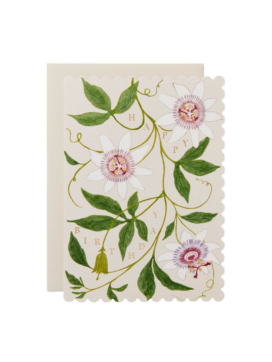 Cards Wanderlust Paper Co | Wanderlust Paper Co Passionflower Birthday Card