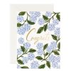 Cards Rifle Paper Co | Rifle Paper Co Hydrangea Congrats Card