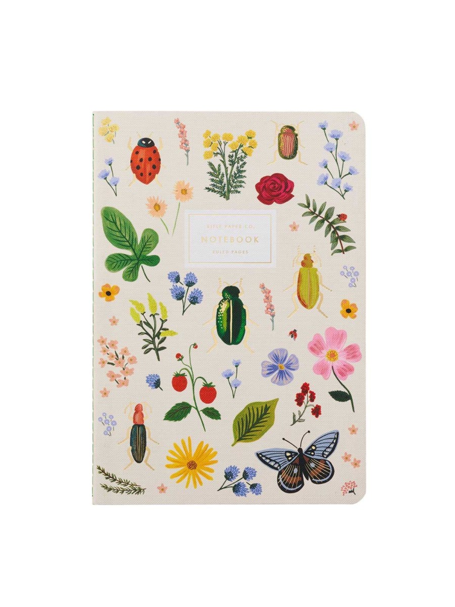 Notebooks And Notepads Rifle Paper Co | Rifle Paper Co Curio Stitched Notebooks