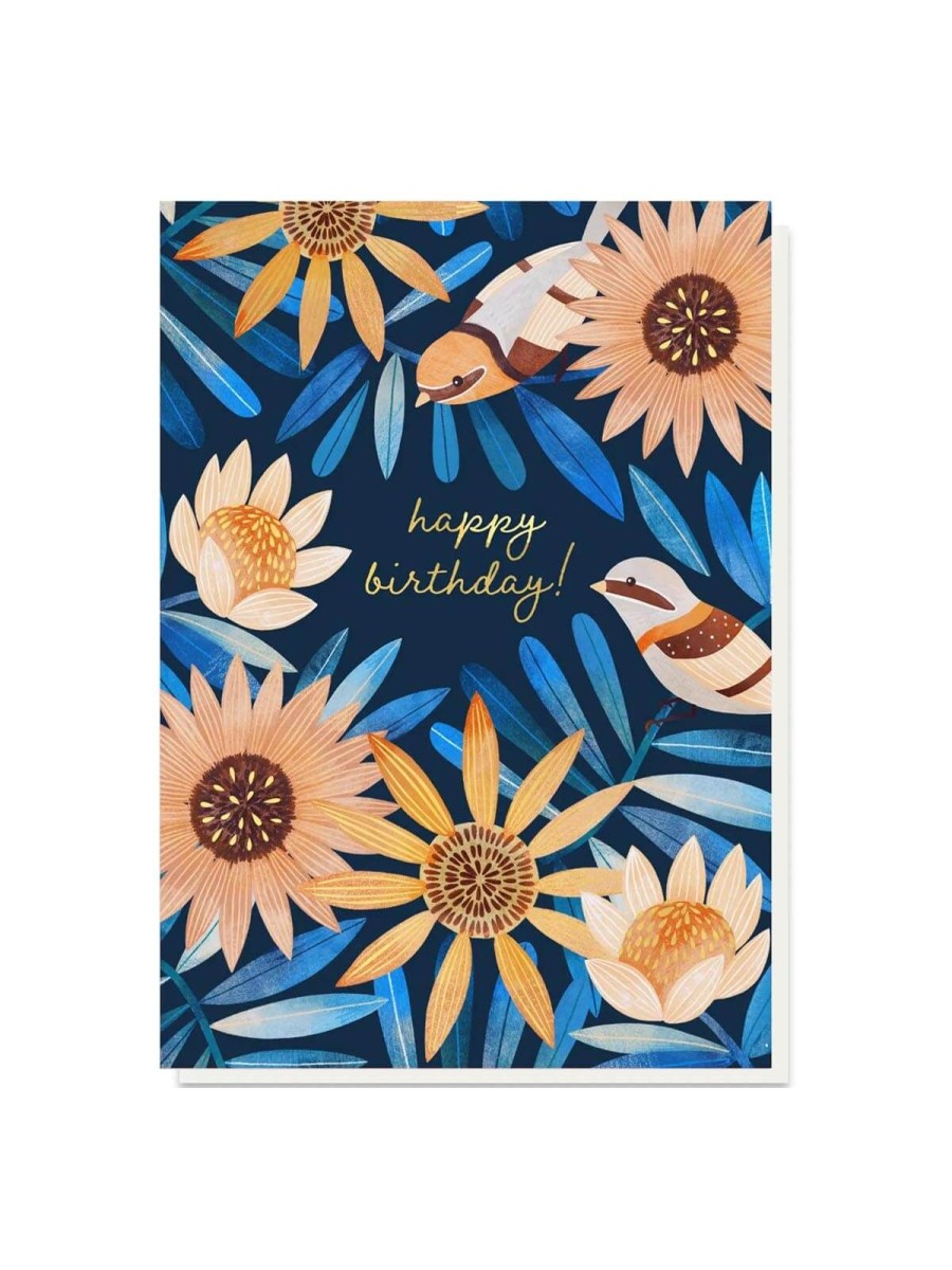 Cards Designed in the UK | Midnight Garden Birthday Card