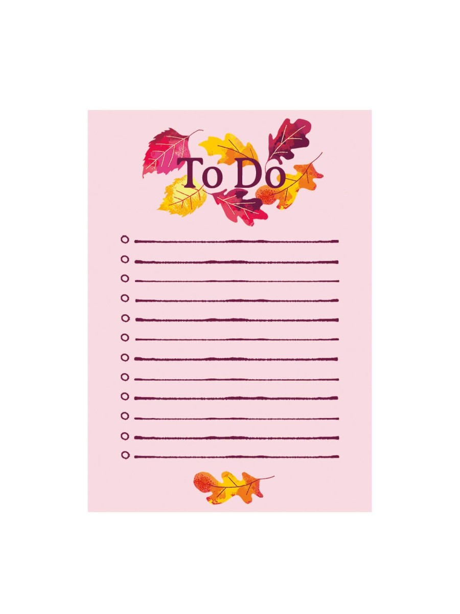 Stationery Papermash | Papermash Autumn To Do Notepad