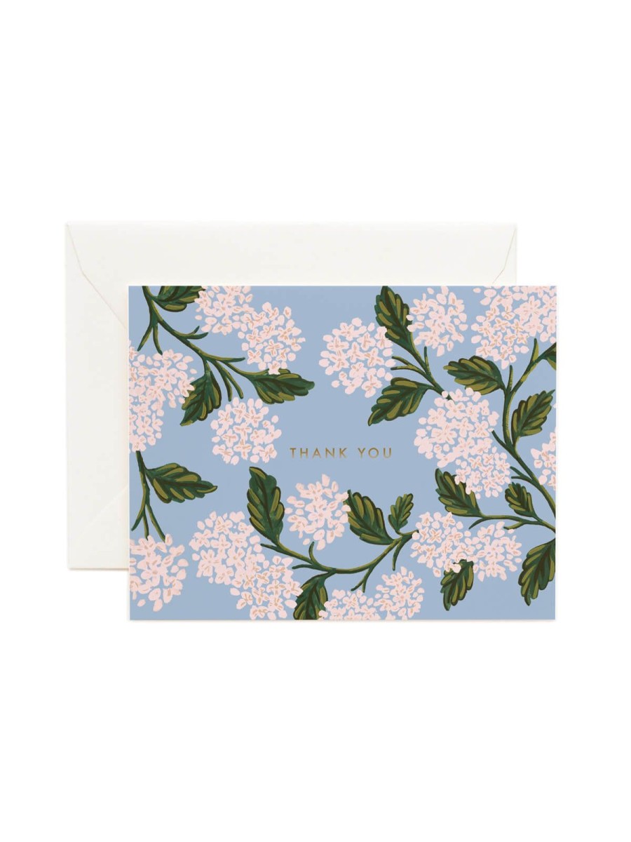 Cards Rifle Paper Co | Rifle Paper Co Hydrangea Thank You Card Set