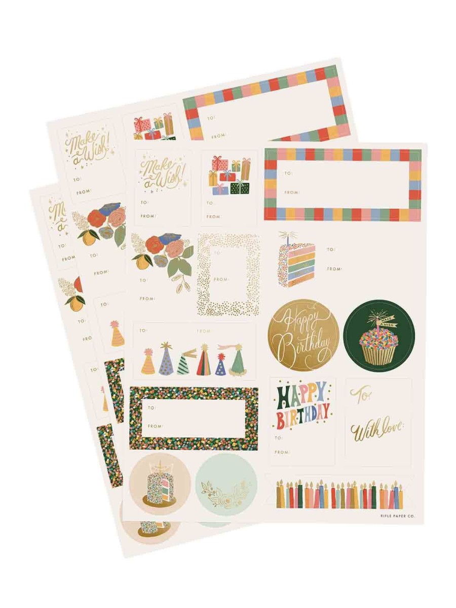 Stationery Rifle Paper Co | Rifle Paper Co Birthday Stickers