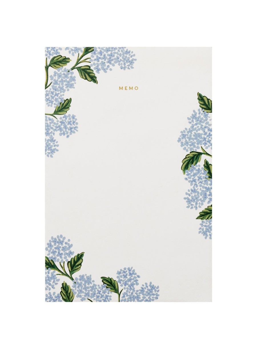 Stationery Rifle Paper Co | Rifle Paper Co Hydrangea Memo Notepad