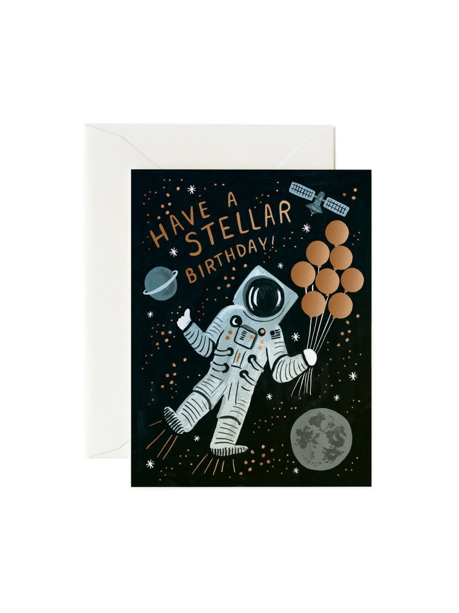 Cards Rifle Paper Co For Children | Rifle Paper Co Stellar Birthday Card