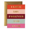 Cards Rifle Paper Co | Rifle Paper Co Love You Forever And Ever Card