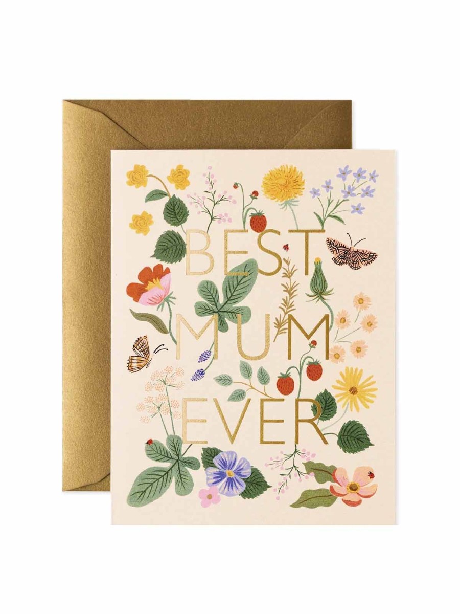 Cards Rifle Paper Co | Rifle Paper Co Best Mum Ever Card