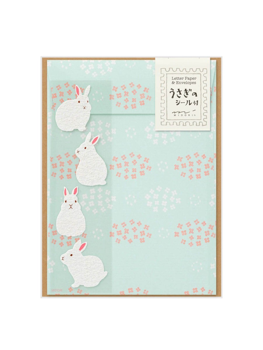 Stationery Midori | Midori Bunny Letter Writing Set