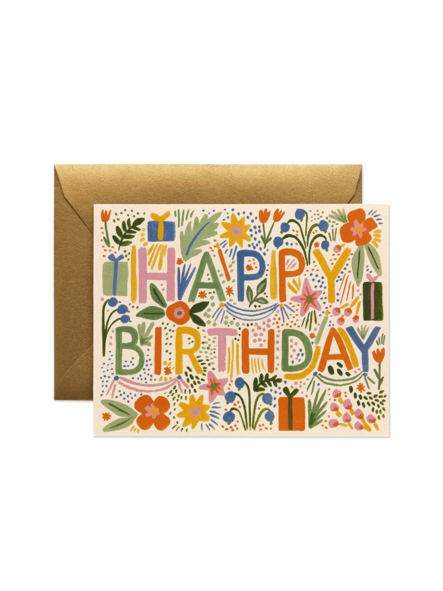 Cards Rifle Paper Co | Rifle Paper Co Fiesta Birthday Card