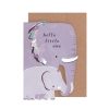 Cards Designed in the UK | Hello Little One Elephant Card