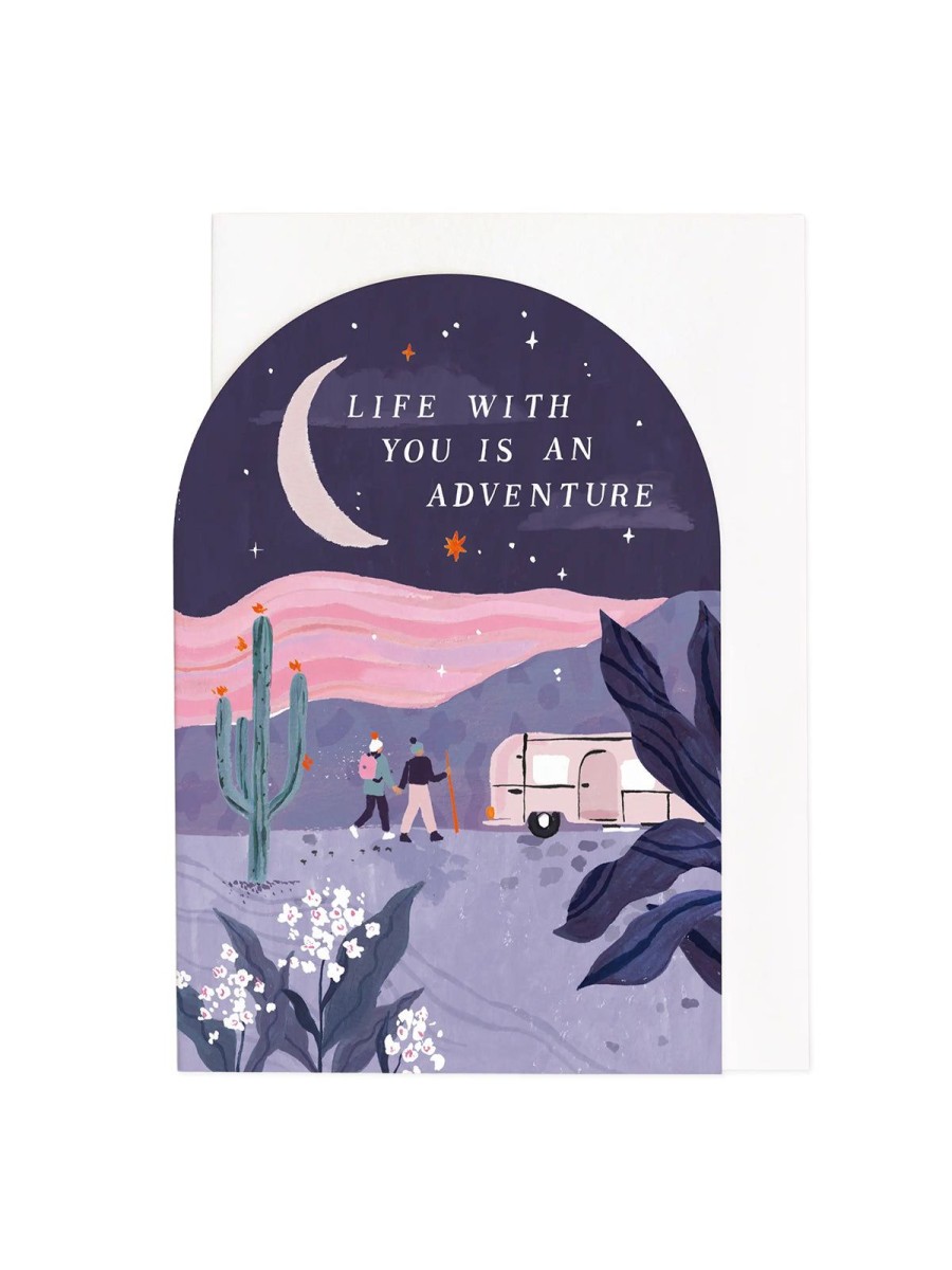 Cards Designed in the UK | Life With You Is An Adventure Card