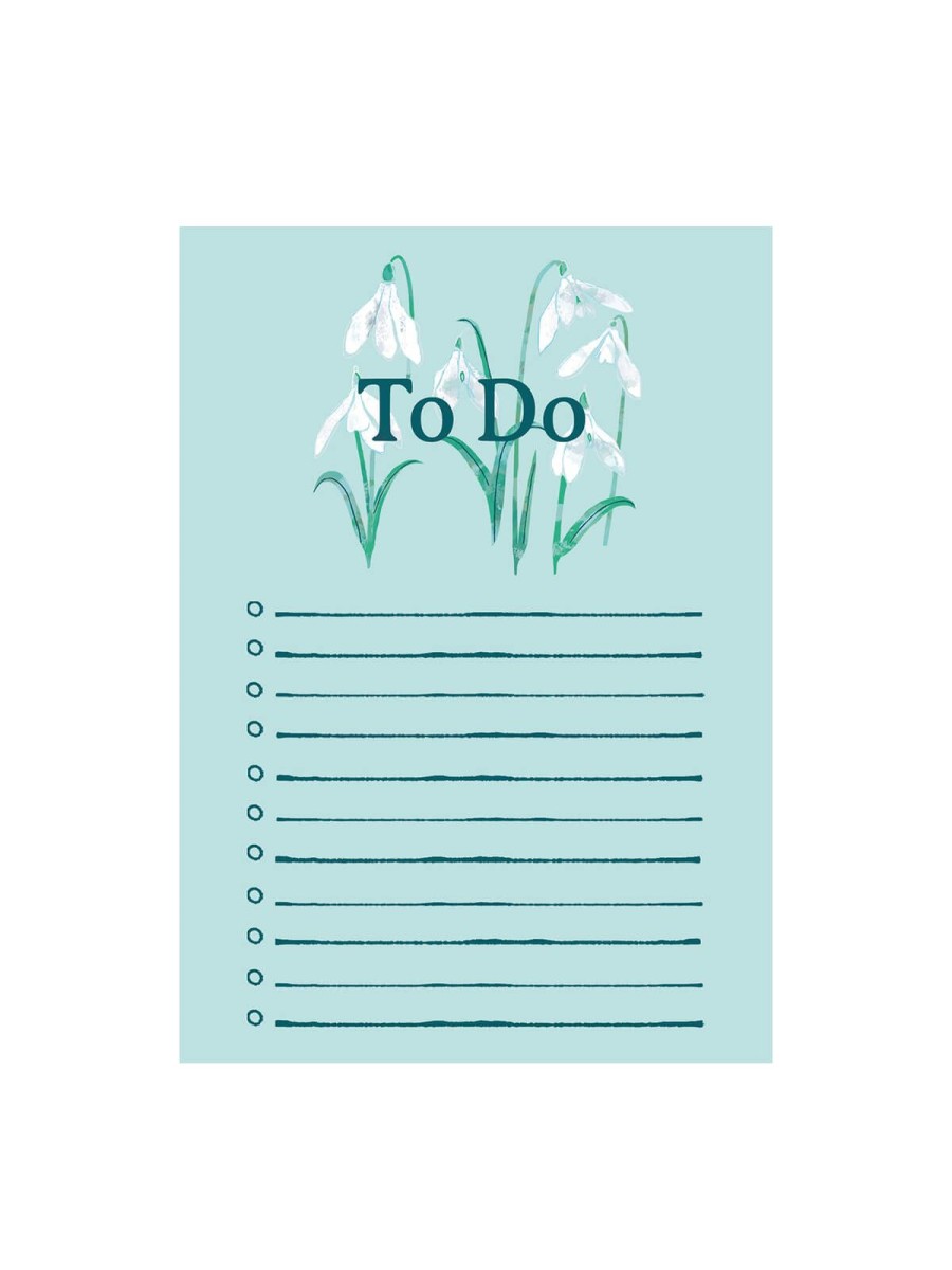 Notebooks And Notepads Papermash | Papermash Snowdrops To Do Notepad