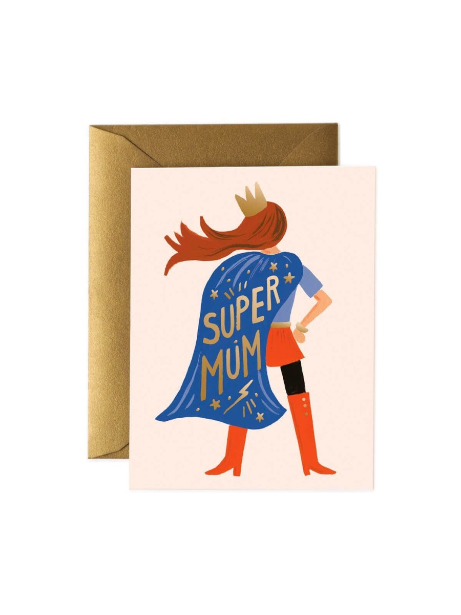 Cards Rifle Paper Co | Rifle Paper Co Super Mum Card