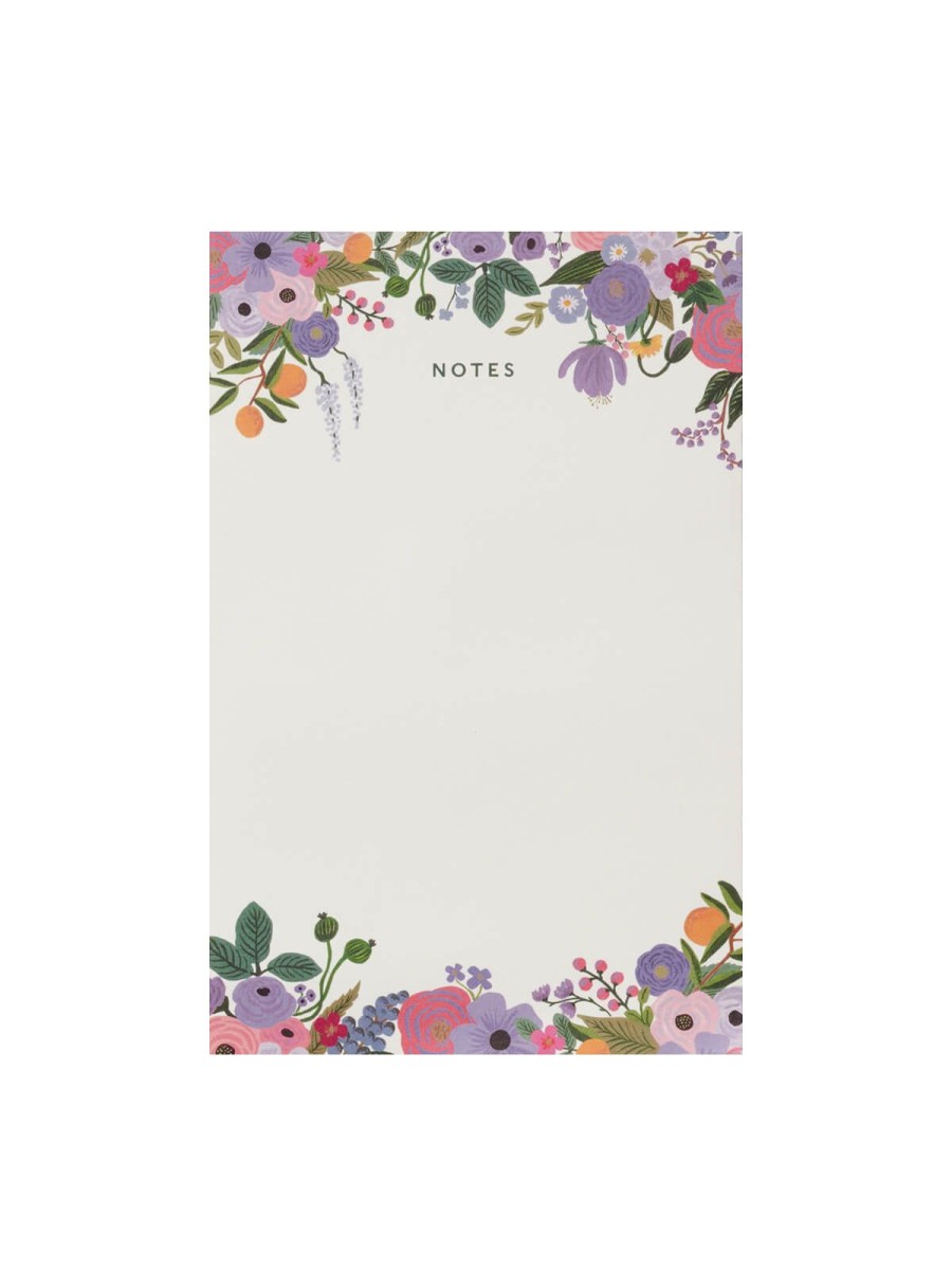 Stationery Rifle Paper Co | Rifle Paper Co Garden Party Violet Notepad