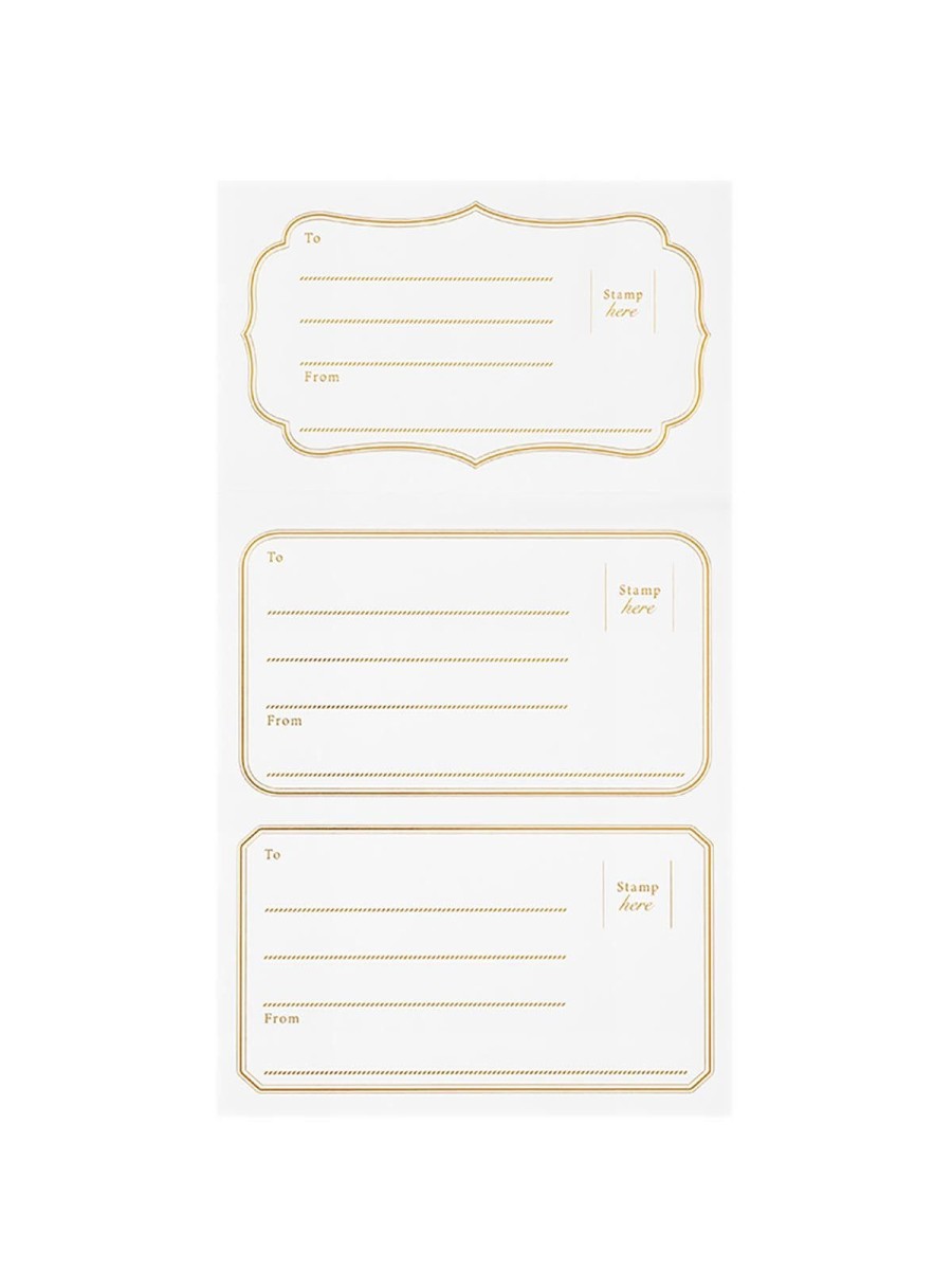 Stationery Midori | Midori Gold Labels Letter Set